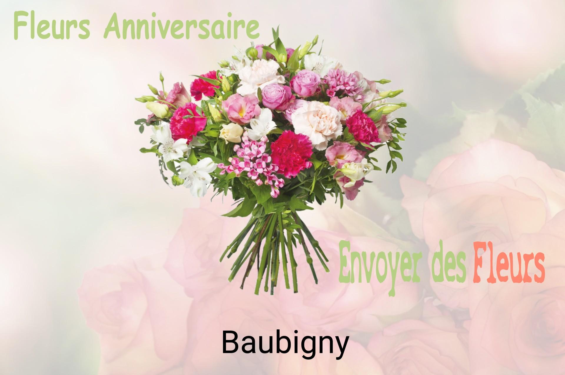 Bouquet de fleurs d’anniversaire livré à Baubigny
